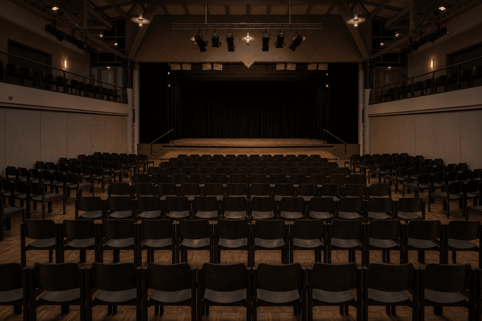 Der große Saal im Bürgerhaus Zähringen