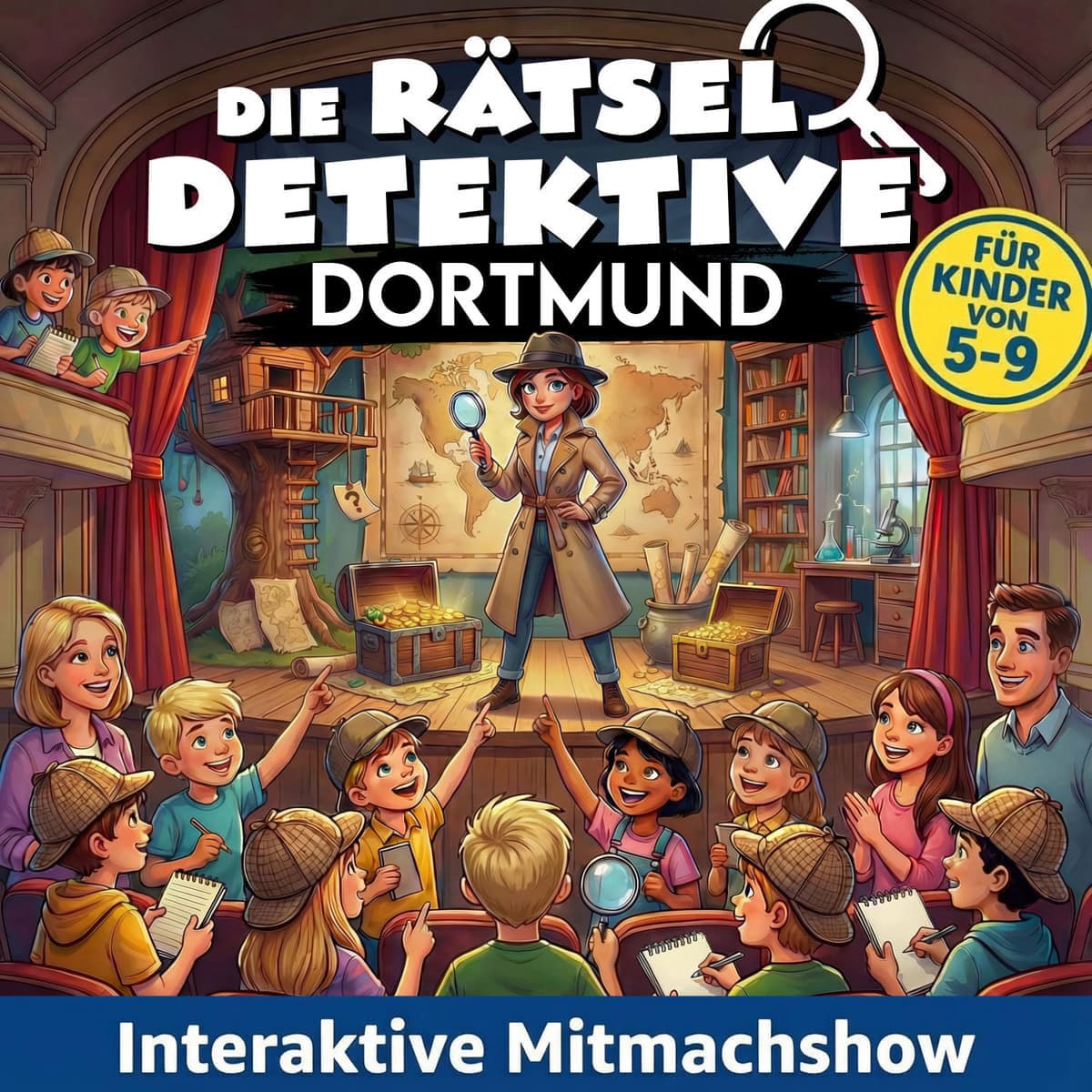 Die Rätseldetektive – Das große Mitmach-Abenteuer