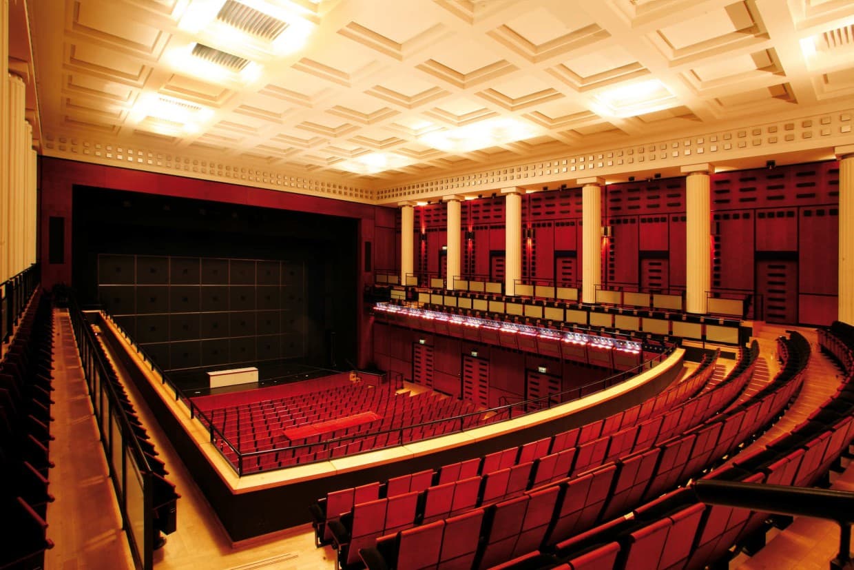 The modern Concert Hall in Karlsruhe